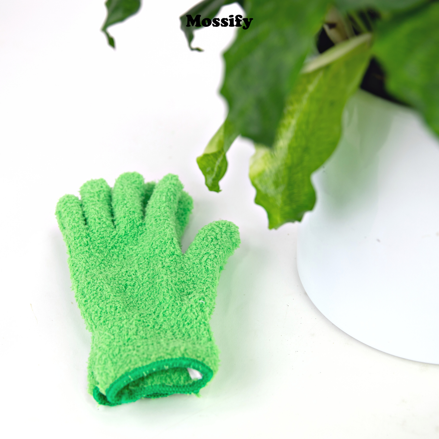 2 Microfiber Gloves - Leaf-Shining Gloves